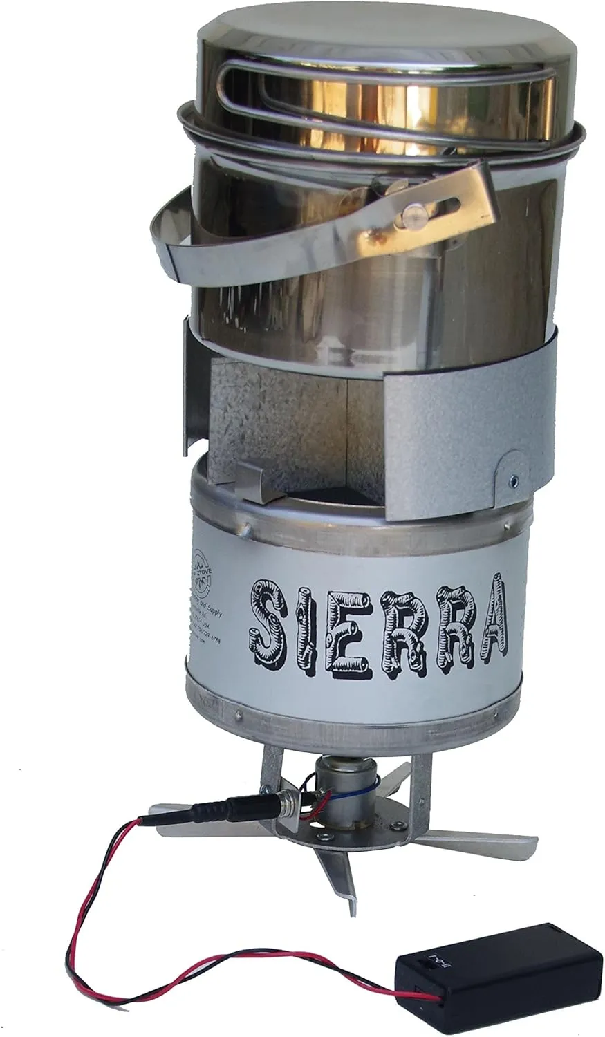 Wood Burning Backpacking/Camp Stove with Complete Upgrade Kit