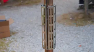 Wood Burning Stove Dedicated Stainless Steel Heat Guard for Stove Pipe, Mesh Design, Removable, Reusable, Designed for CAMPJOURNEY Wood Burning Stoves.