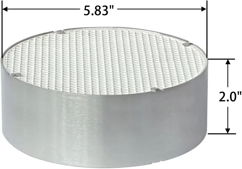 Wood Stove Catalytic Combustor, 6" Round Ceramic Catalytic Combustor Replacement for Dutchwest & Englander & Dovre Wood Burning Stoves