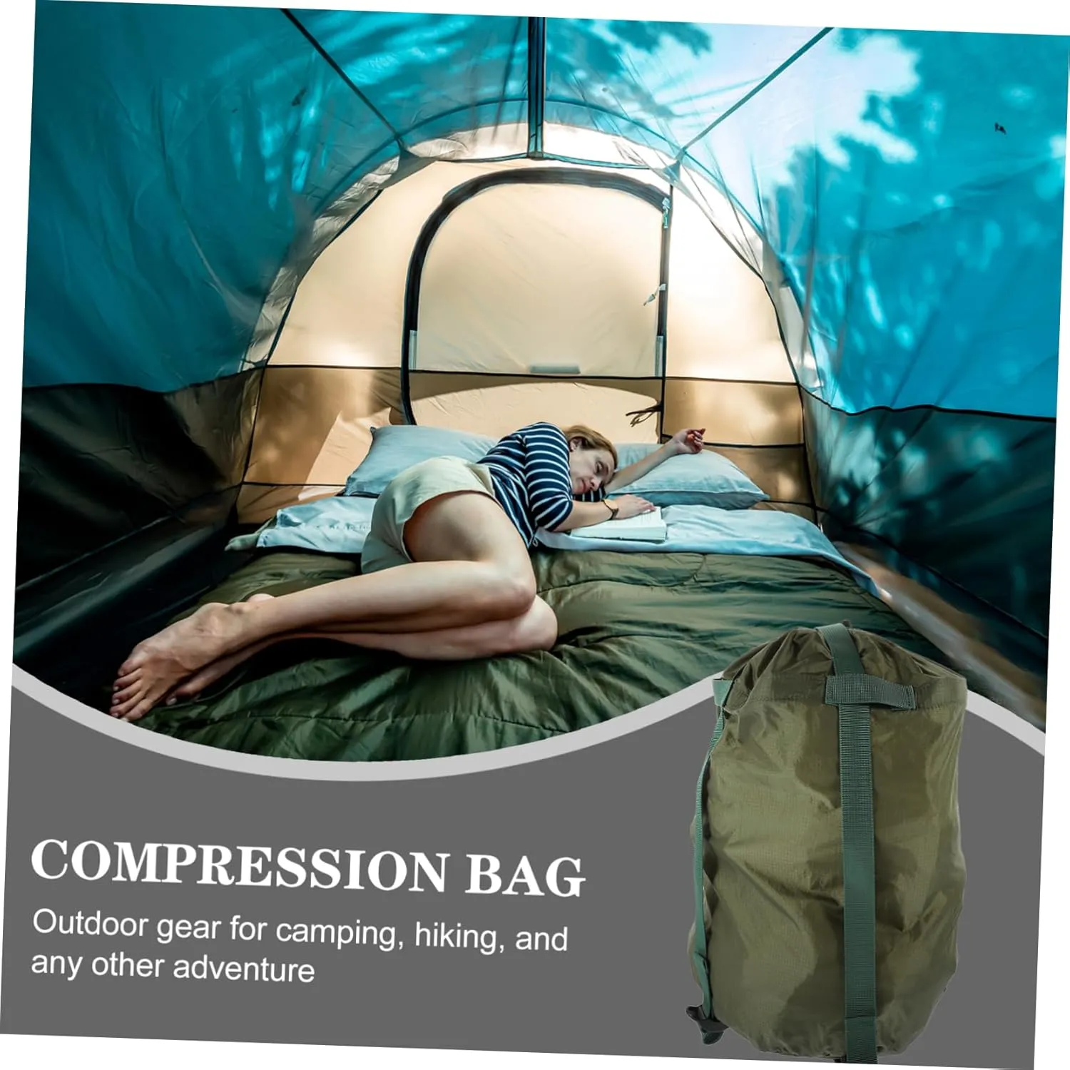 Yardwe 3pcs Archive Hammock Storage Bag Camping Outdoor Bag Travel