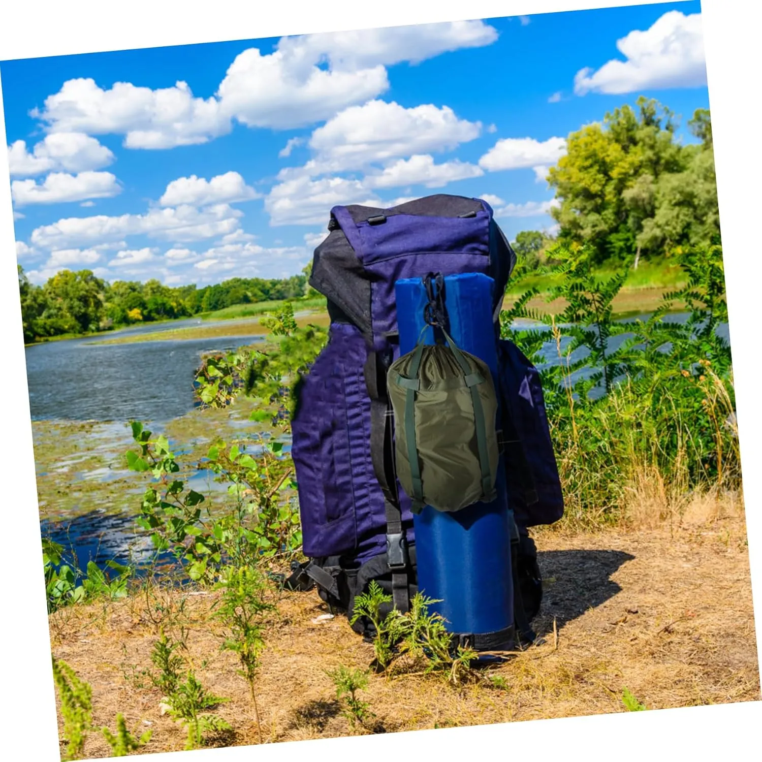 Yardwe 3pcs Archive Hammock Storage Bag Camping Outdoor Bag Travel