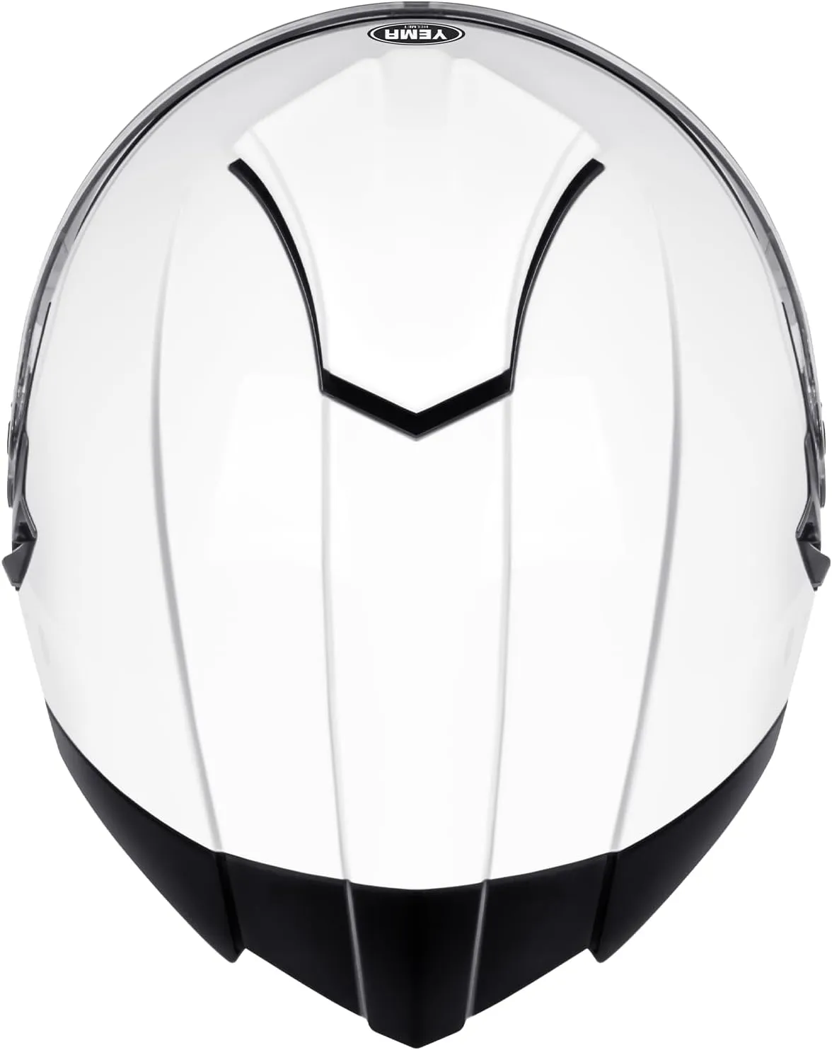 YEMA 3/4 Open Face Motorcycle Helmet DOT Approved - Dual Visor, Quick Release Buckle, Adult Motorbike Helmets for Men & Women, Moped Scooter Street Bike Helmet YM-650