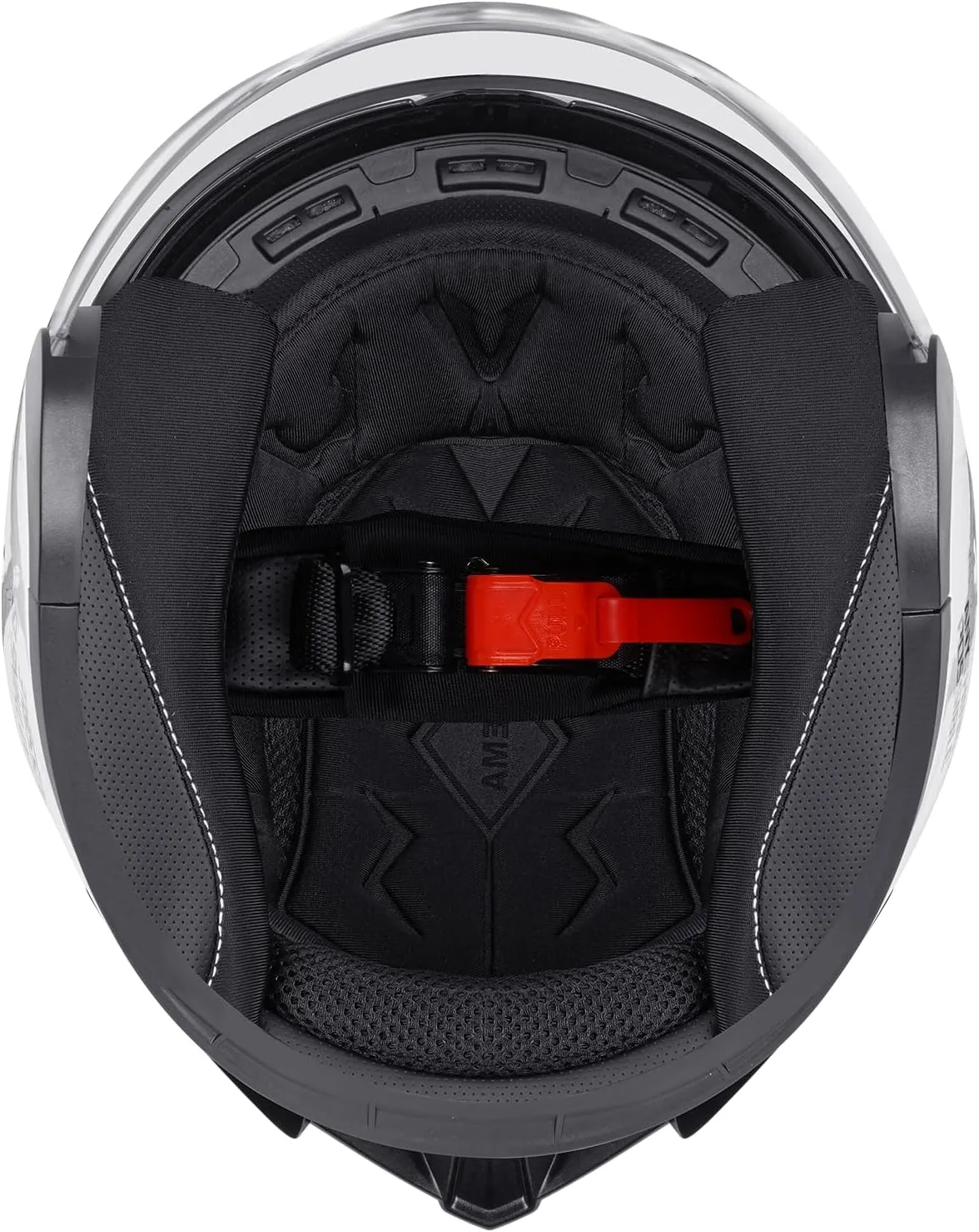 YEMA 3/4 Open Face Motorcycle Helmet DOT Approved - Dual Visor, Quick Release Buckle, Adult Motorbike Helmets for Men & Women, Moped Scooter Street Bike Helmet YM-650