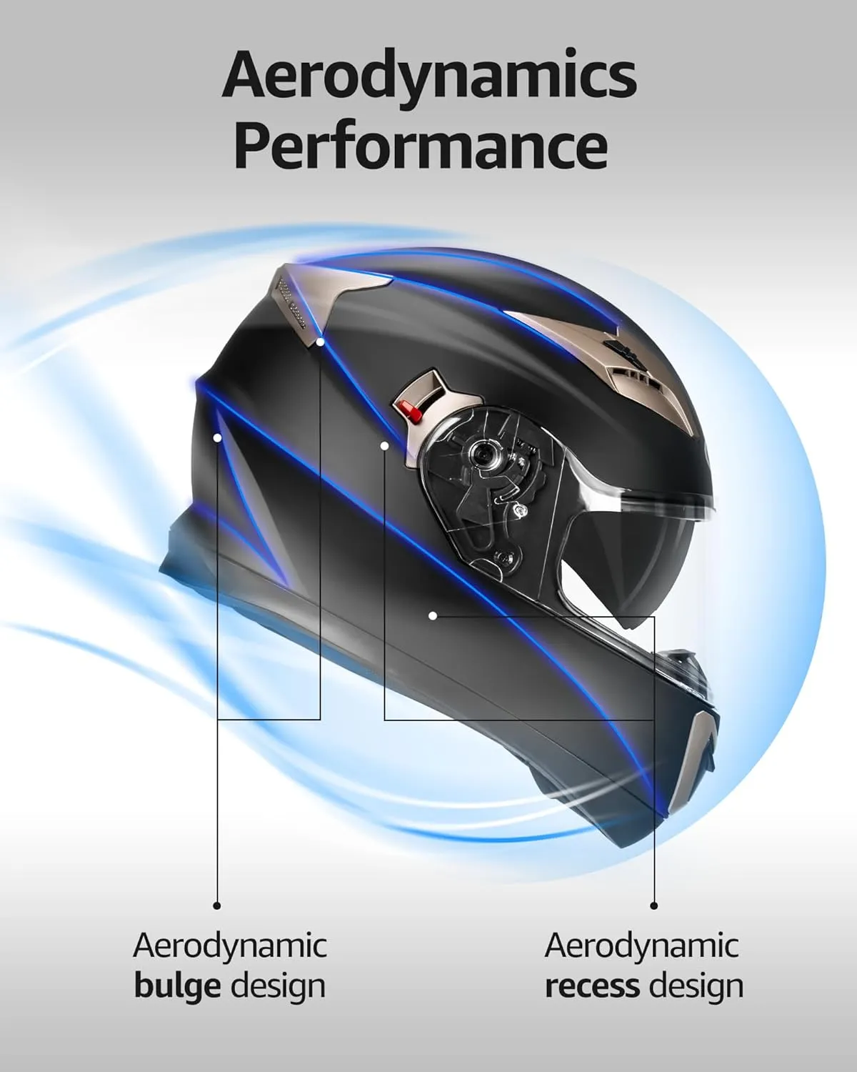 YEMA Helmet Motorcycle Full Face Helmet DOT Approved YM-829 Motorbike Street Bike Racing Helmet with Sun Visor for Adult,Youth Men and Women