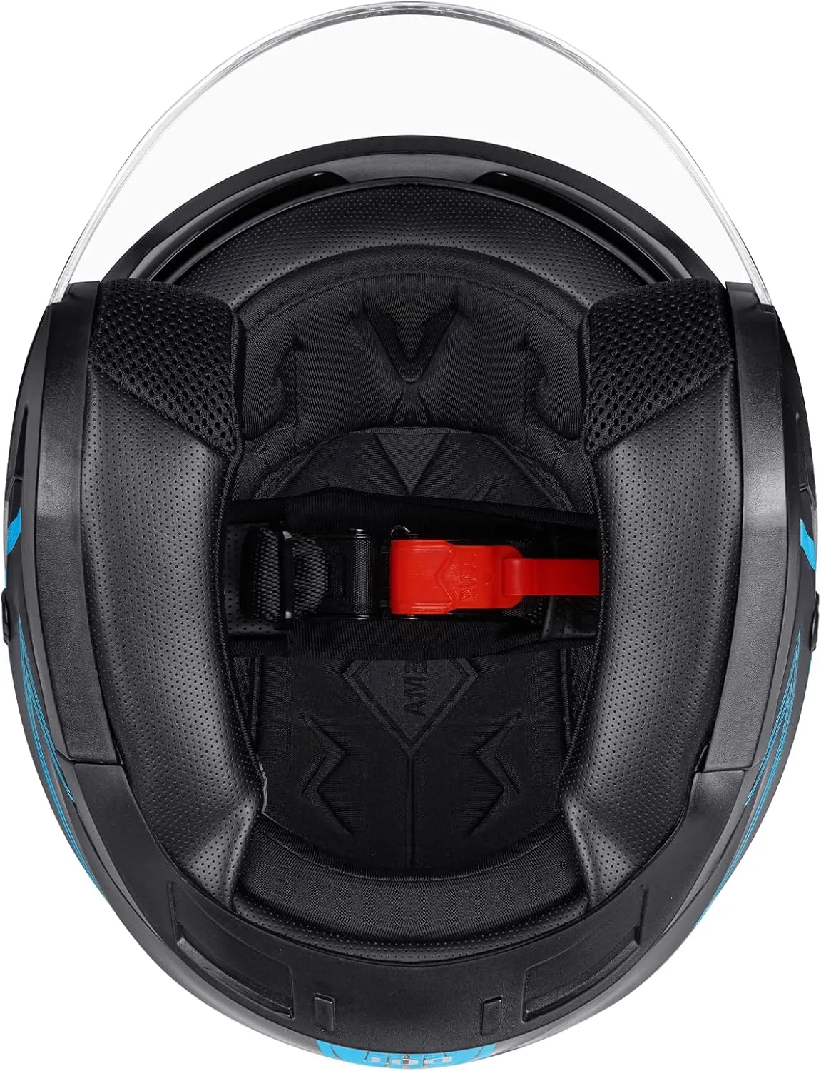 YEMA Open Face Motorcycle Helmets, DOT Approved 3/4 Moped Helmet Dual Visor Quick Release Buckle, Helmets for Adults Motorcycle Men Women Helmets for Moped Scooter Streey