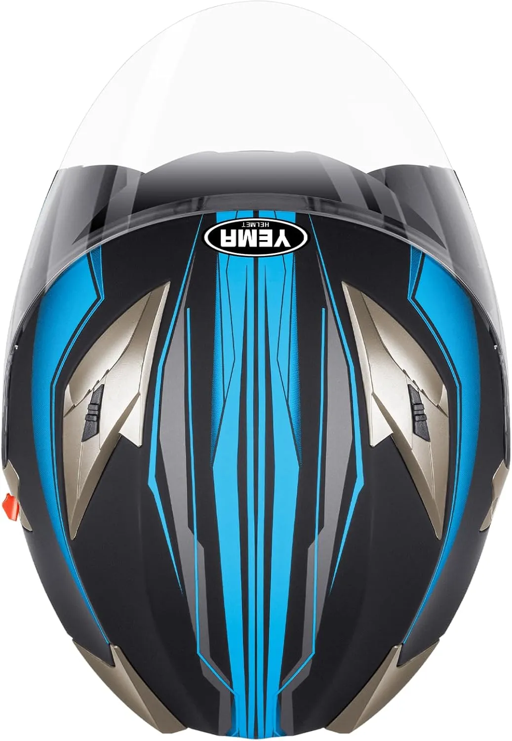 YEMA Open Face Motorcycle Helmets, DOT Approved 3/4 Moped Helmet Dual Visor Quick Release Buckle, Helmets for Adults Motorcycle Men Women Helmets for Moped Scooter Streey