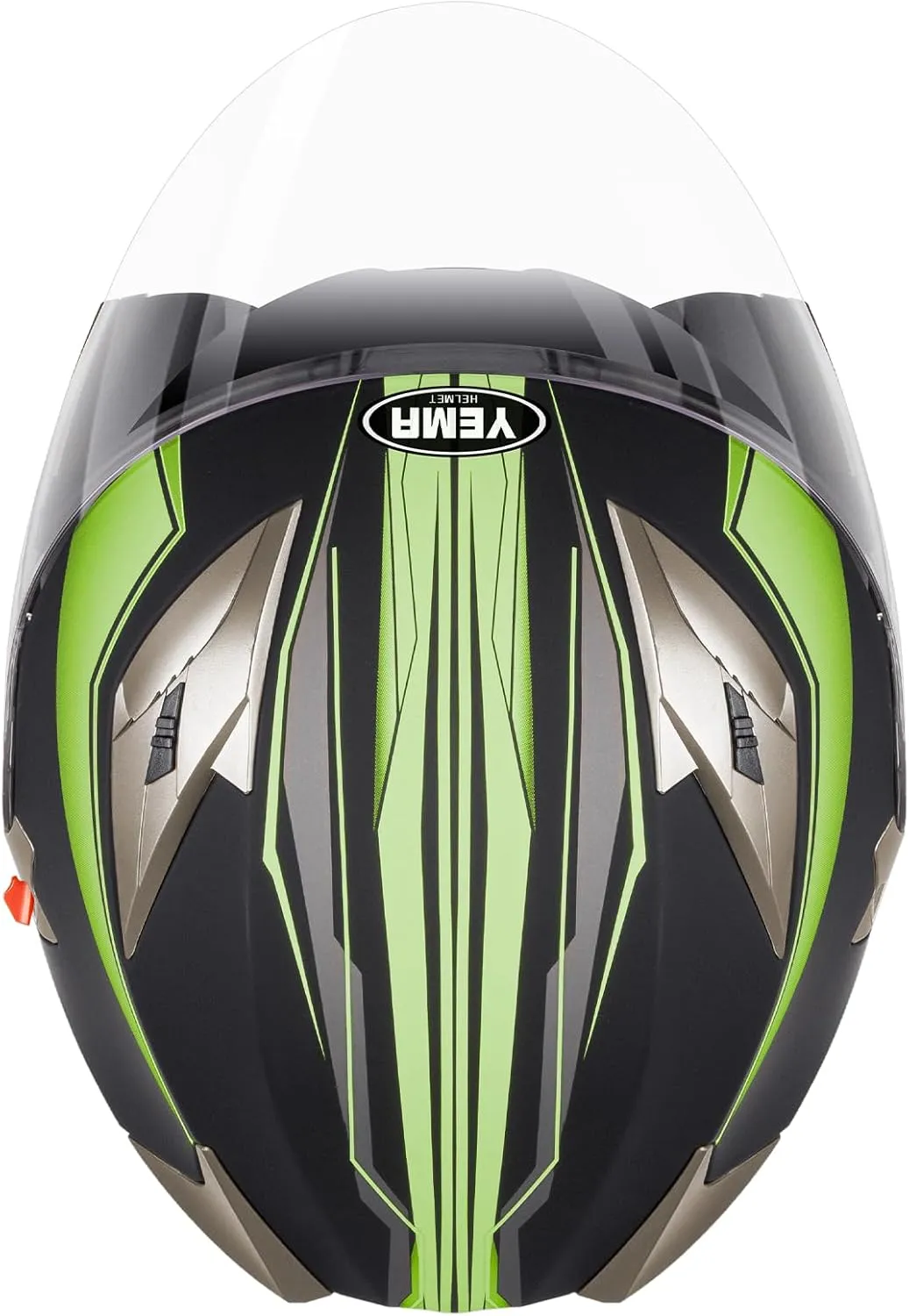 YEMA Open Face Motorcycle Helmets, DOT Approved 3/4 Moped Helmet Dual Visor Quick Release Buckle, Helmets for Adults Motorcycle Men Women Helmets for Moped Scooter Streey