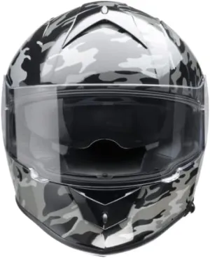 Z1R Warrant Camo Helmet, Black/Gray