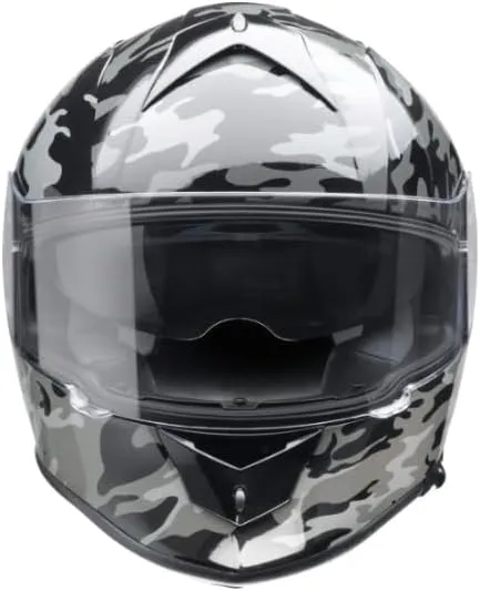 Z1R Warrant Camo Helmet, Black/Gray